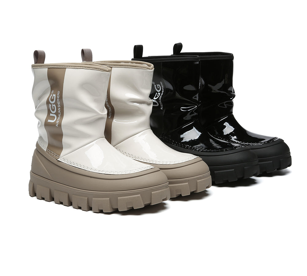 AUSTRALIAN SHEPHERD® UGG Boots Women Sheepskin Wool Waterproof Chunky Wren