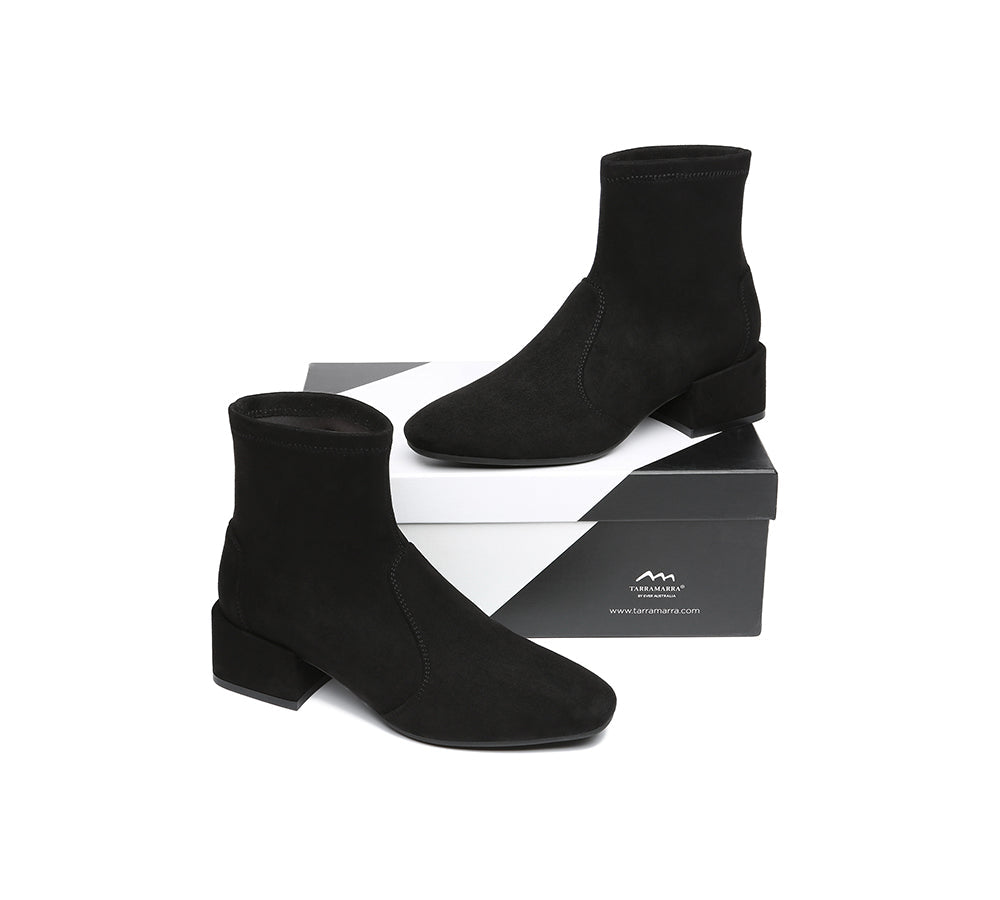TARRAMARRA® Women Microsuede Ankle Sock Boots Kenia