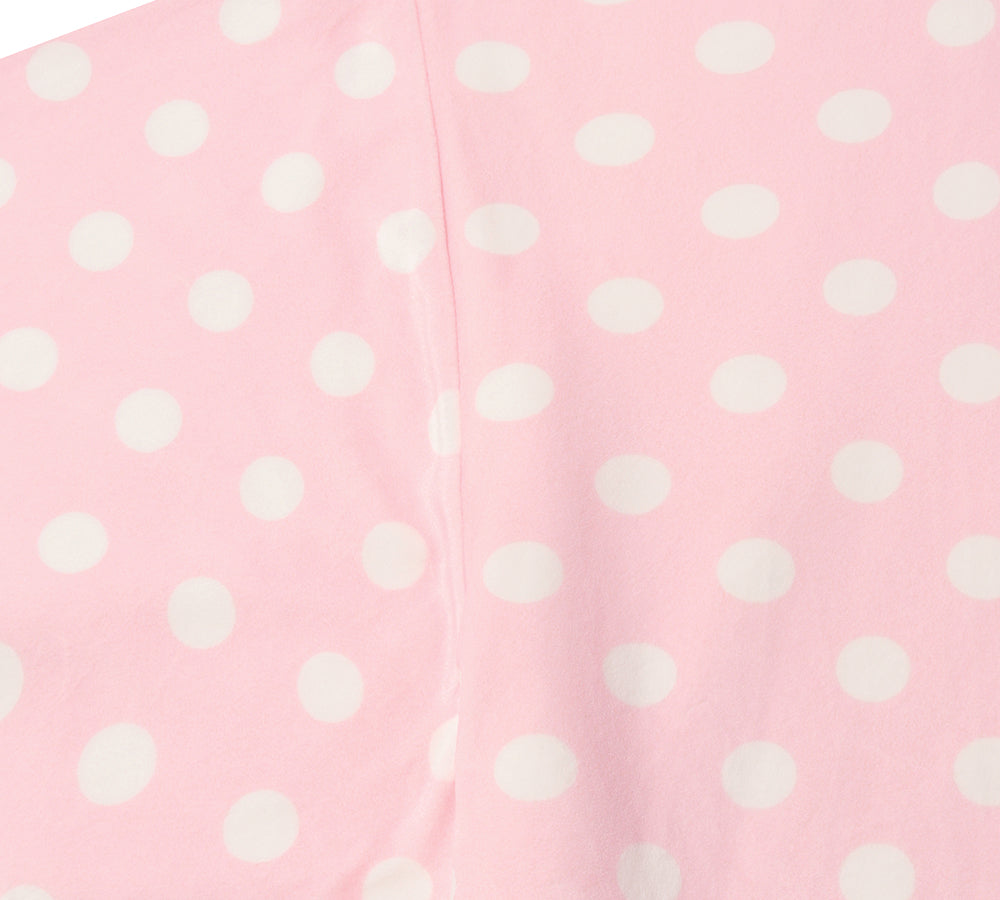 TARRAMARRA® Reversible Hoodie Blanket Unisex Pink Polka Dot