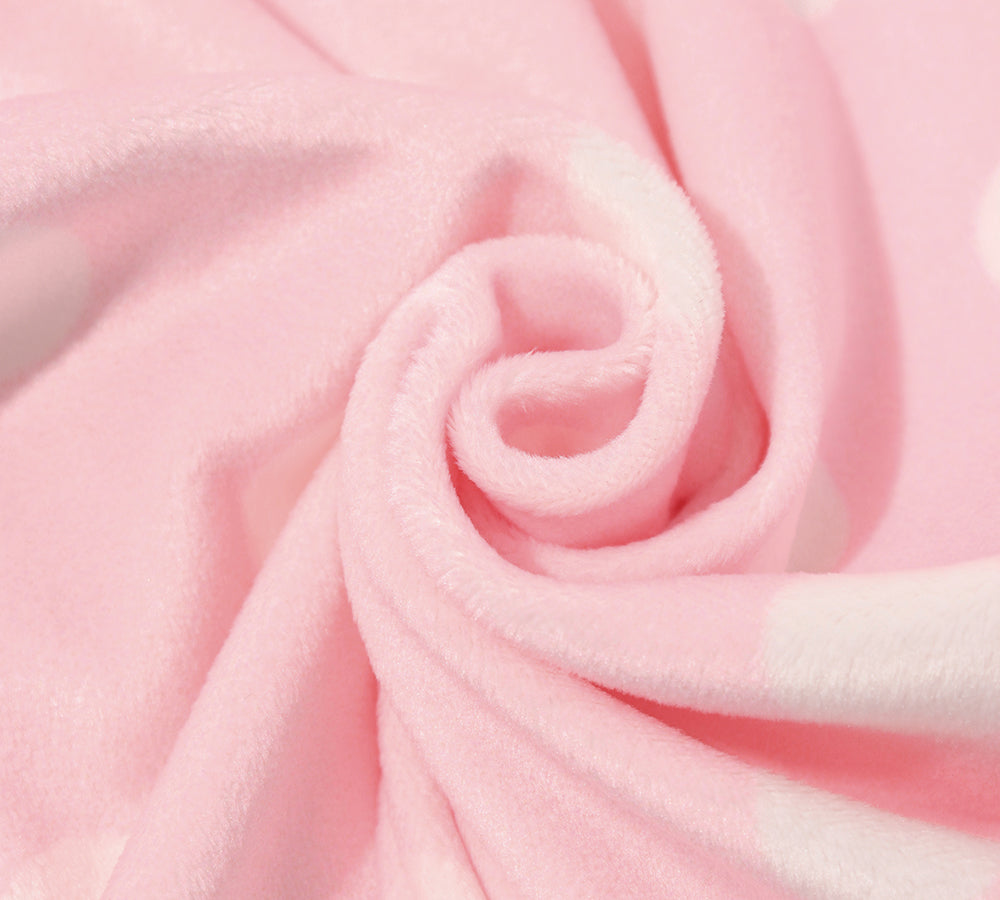 TARRAMARRA® Reversible Hoodie Blanket Unisex Pink Polka Dot