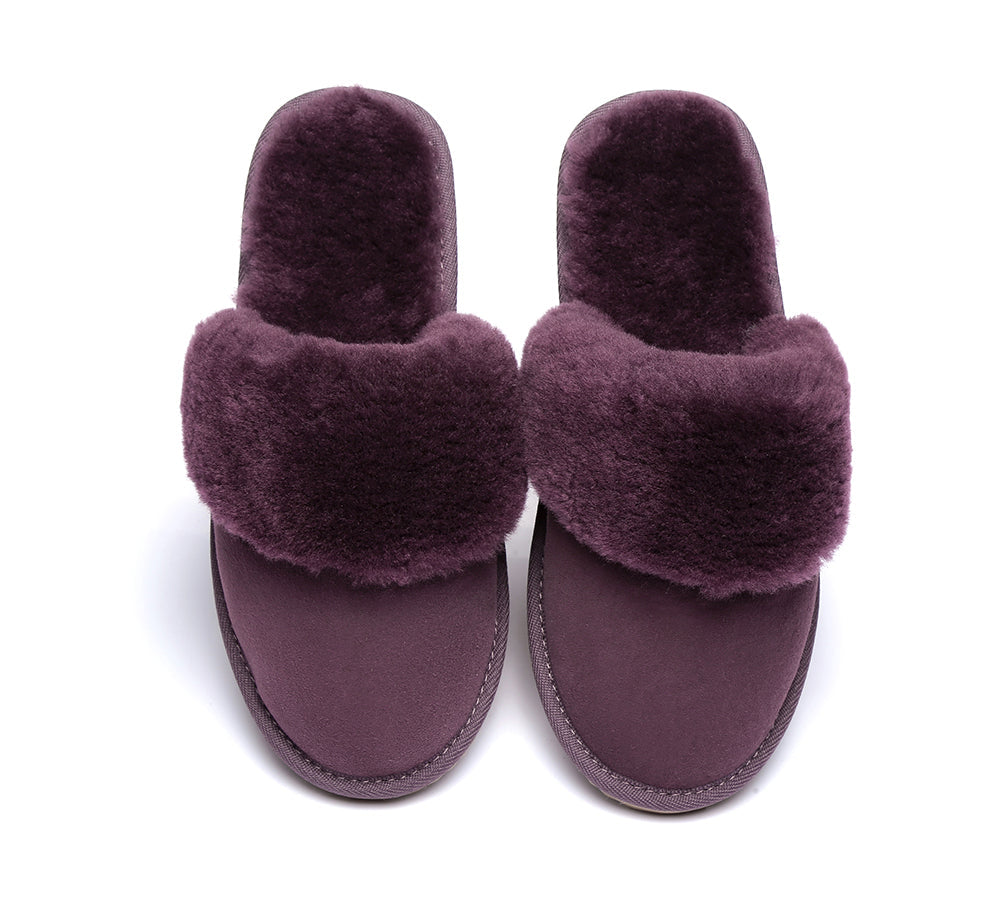 Urban UGG® UGG Slippers Australian Made Sheepskin Wool Collar Scuff