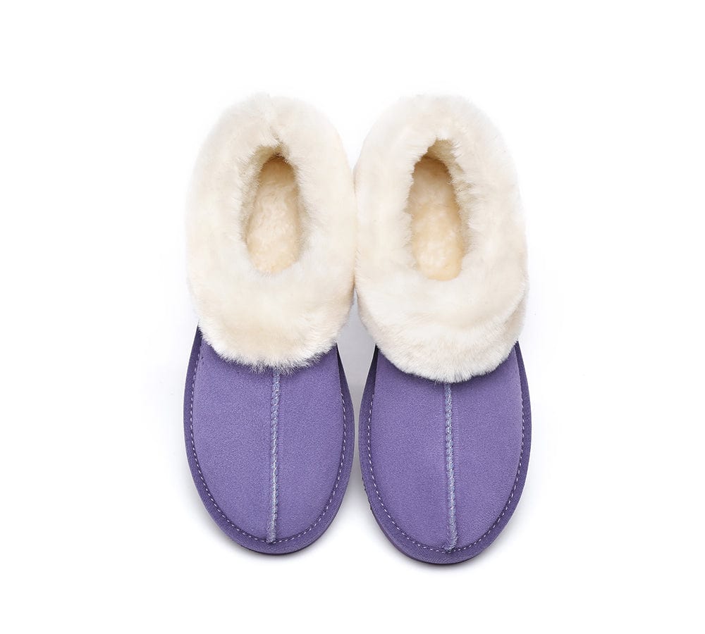 AUSTRALIAN SHEPHERD® UGG Slippers Sheepskin Wool Ankle Homey