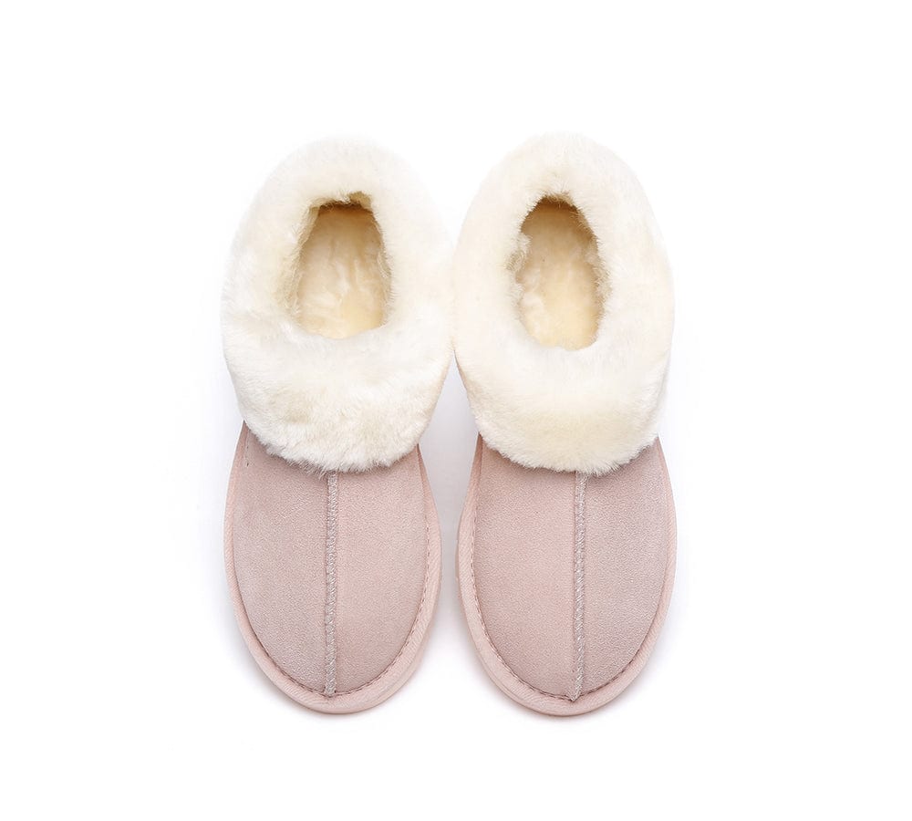 AUSTRALIAN SHEPHERD® UGG Slippers Sheepskin Wool Ankle Homey