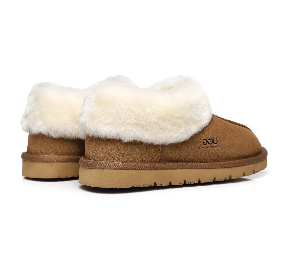 AUSTRALIAN SHEPHERD® UGG Slippers Sheepskin Wool Ankle Homey