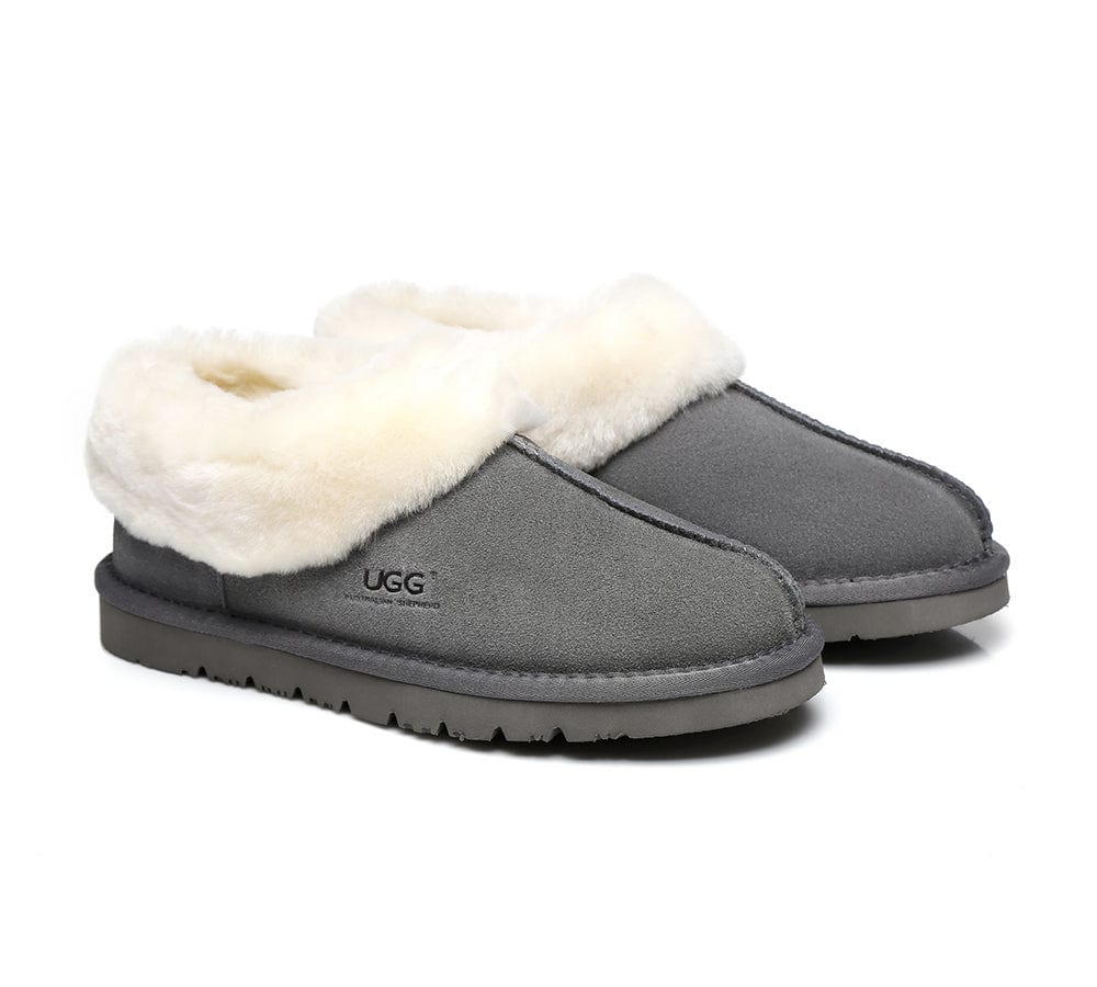 AUSTRALIAN SHEPHERD® UGG Slippers Sheepskin Wool Ankle Homey