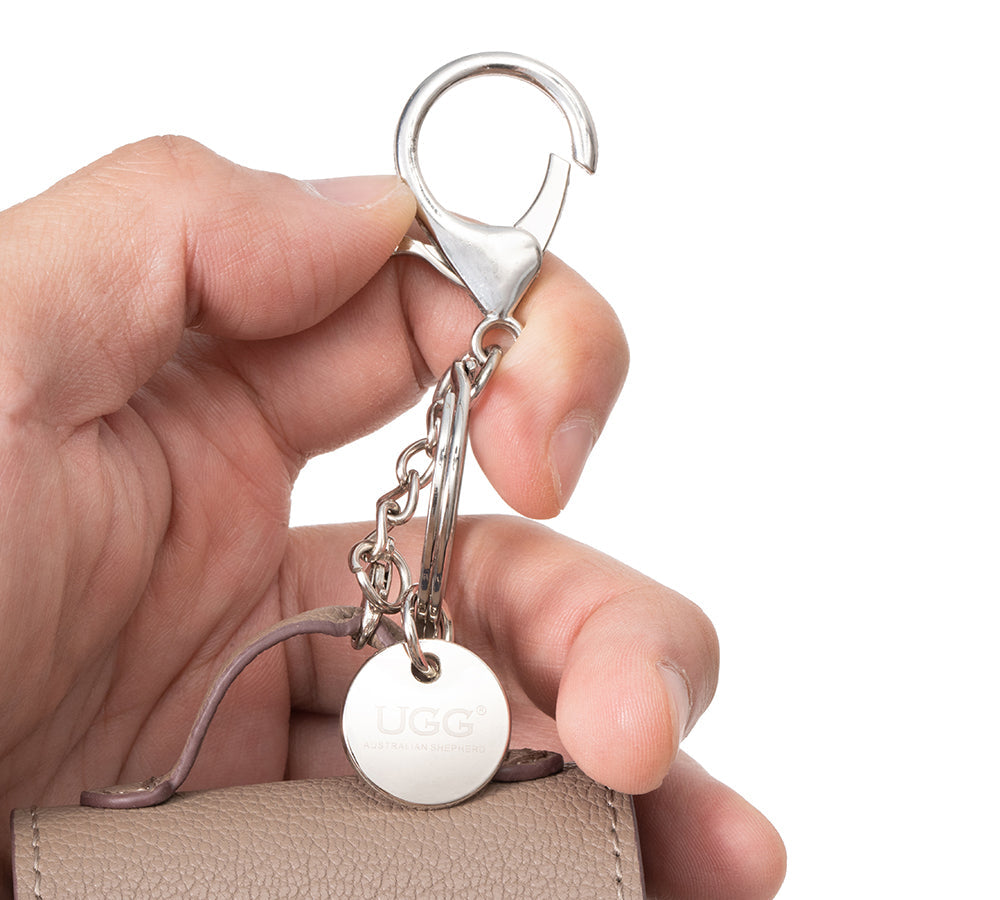 AUSTRALIAN SHEPHERD® Leather-Look Mini Purse Keyring Earpods Case