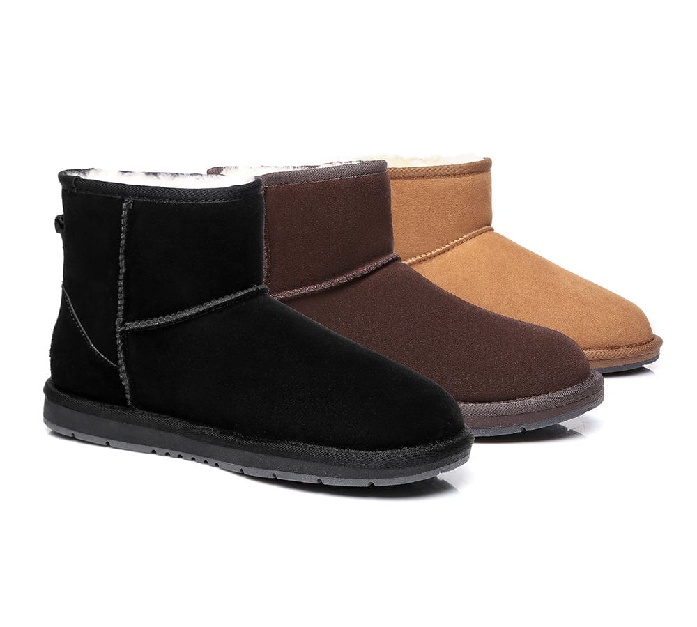 AUSTRALIAN SHEPHERD® UGG Boots Sheepskin Wool Mini Classic Suede