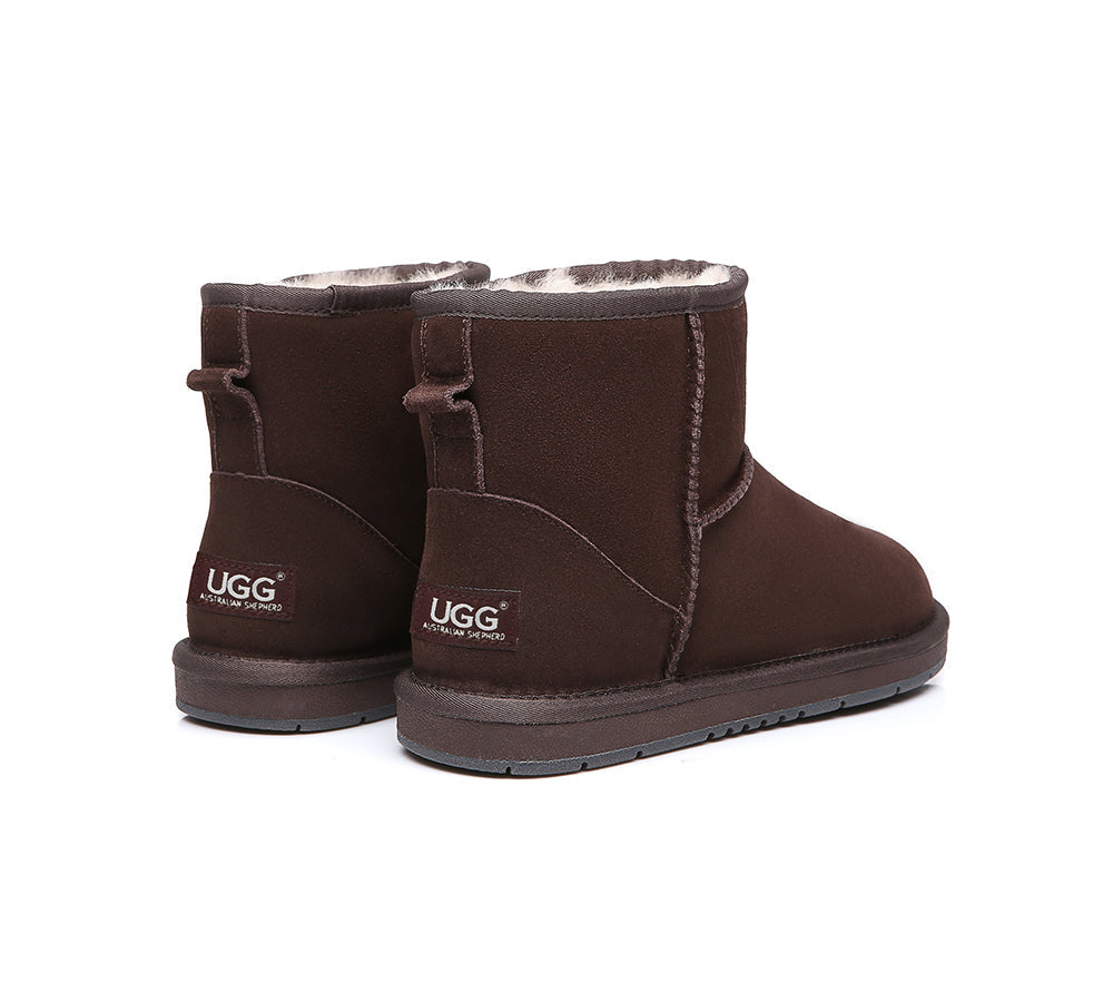 AUSTRALIAN SHEPHERD® UGG Boots Sheepskin Wool Mini Classic Suede