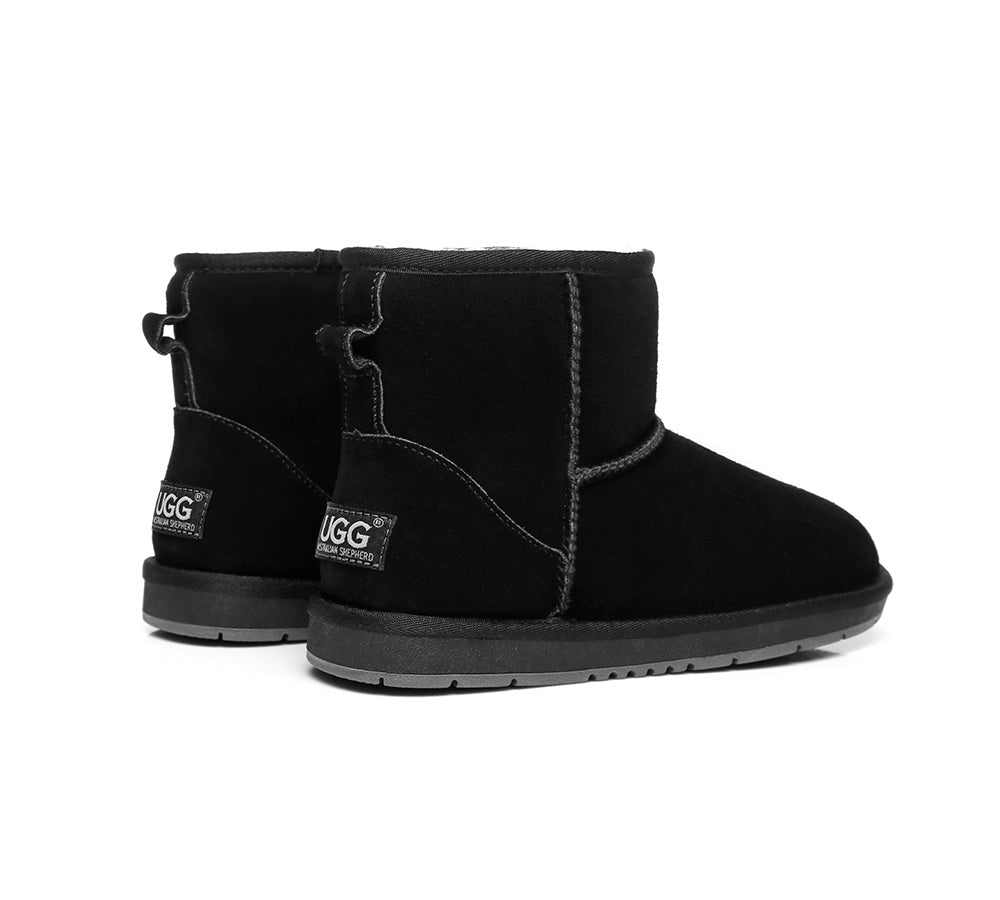 AUSTRALIAN SHEPHERD® UGG Boots Sheepskin Wool Mini Classic Suede