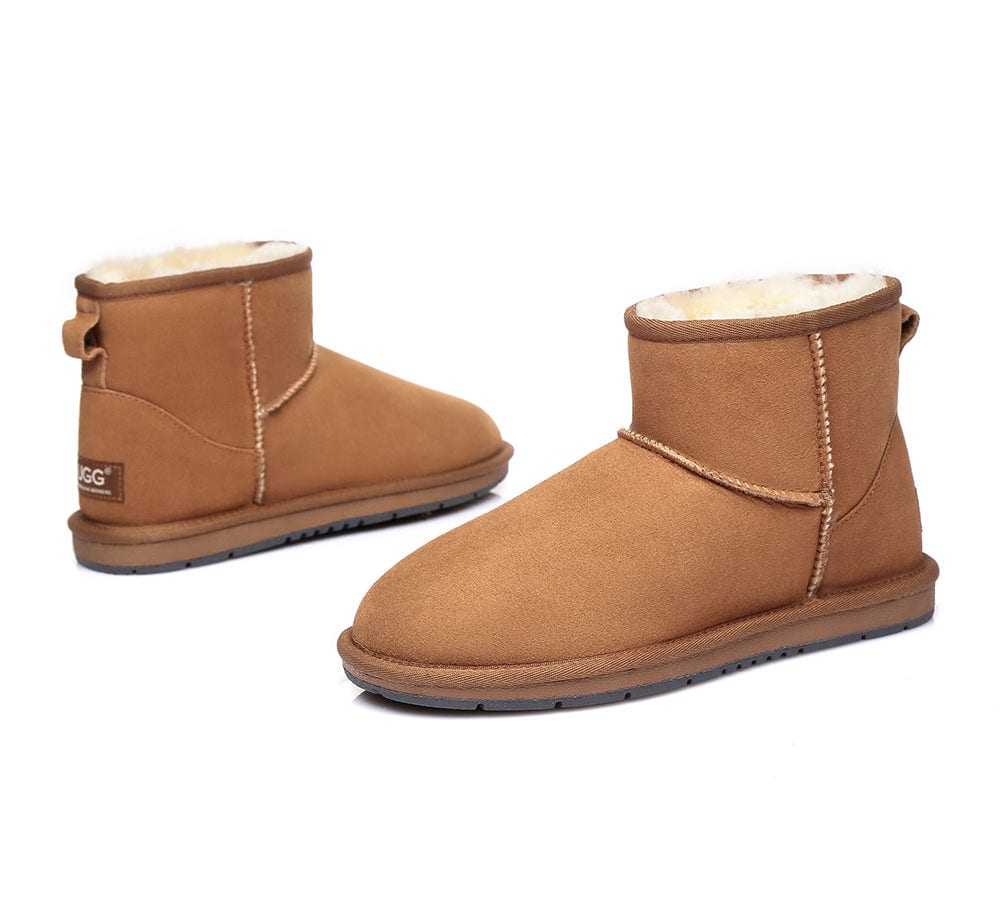 AUSTRALIAN SHEPHERD® UGG Boots Sheepskin Wool Mini Classic Suede
