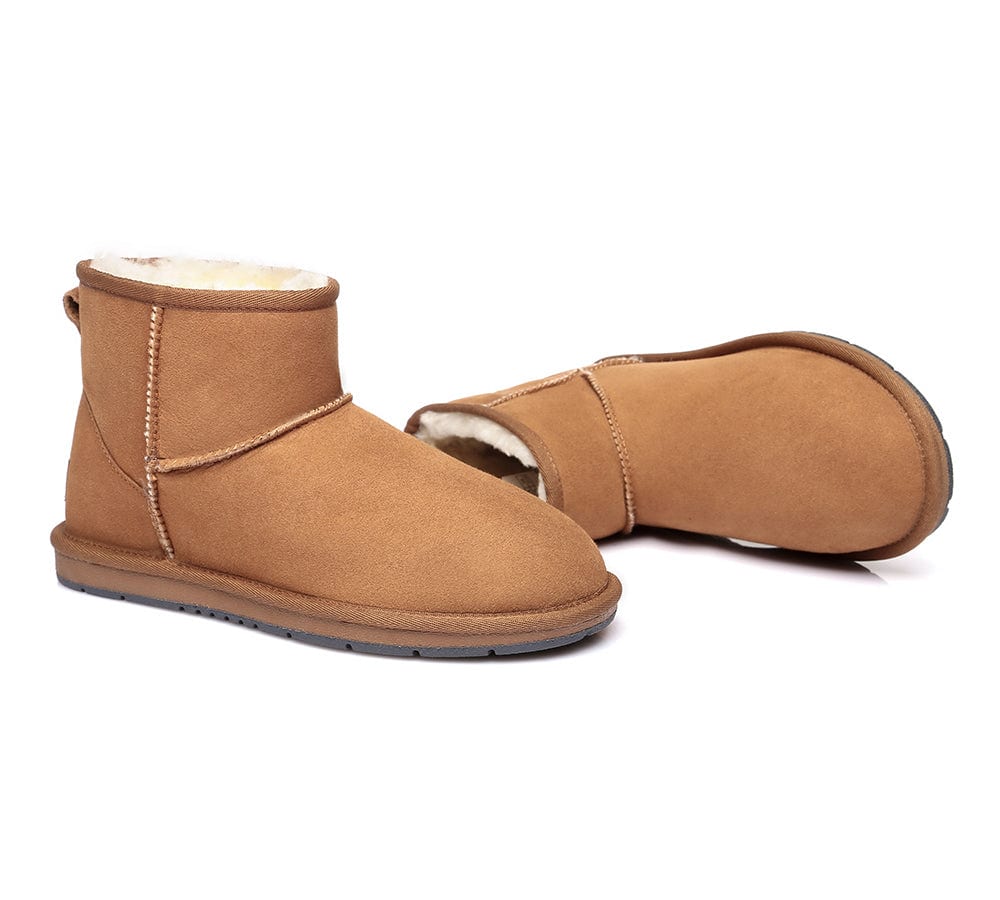 AUSTRALIAN SHEPHERD® UGG Boots Sheepskin Wool Mini Classic Suede