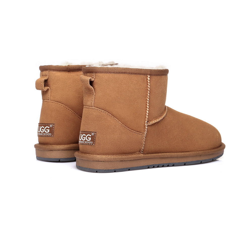AUSTRALIAN SHEPHERD® UGG Boots Sheepskin Wool Mini Classic Suede