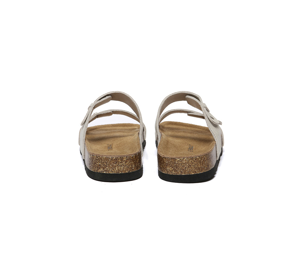 EVERAU® Double Straps Slip-on Summer Sandal Slides Aurelia