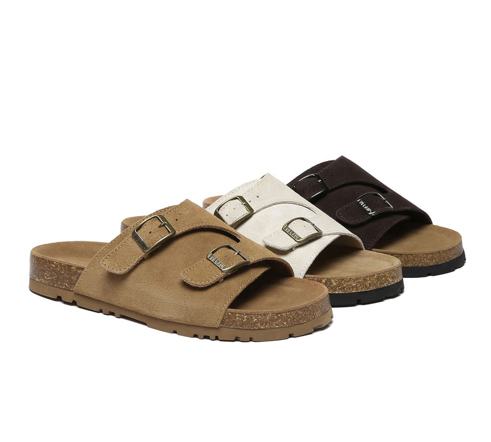 EVERAU® Adjustable Strap Slip-on Summer Sandal Slides Alexis
