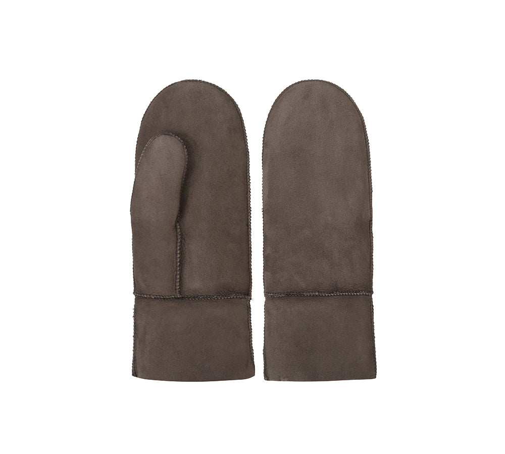 AUSTRALIAN SHEPHERD® Fluffy Sheepskin Wool Men Mittens