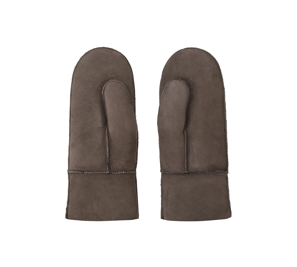 AUSTRALIAN SHEPHERD® Fluffy Sheepskin Wool Men Mittens