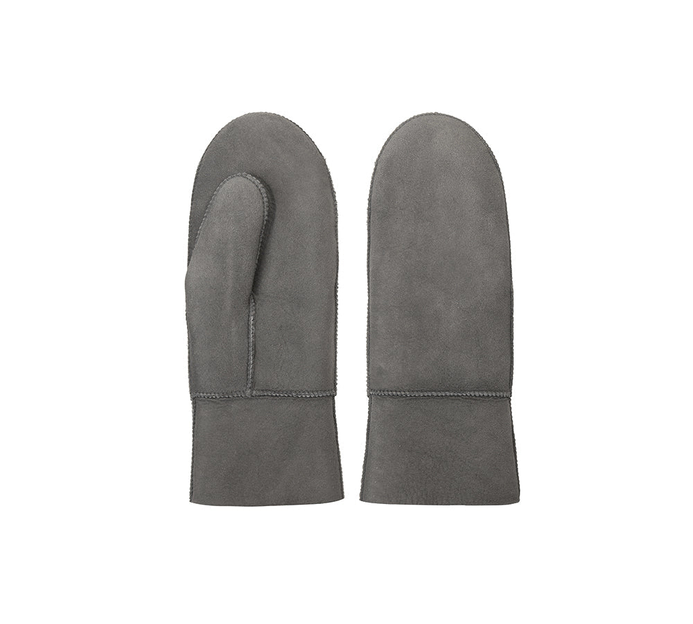AUSTRALIAN SHEPHERD® Fluffy Sheepskin Wool Men Mittens