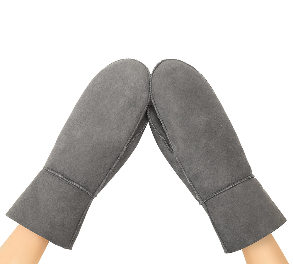 AUSTRALIAN SHEPHERD® Fluffy Sheepskin Wool Men Mittens