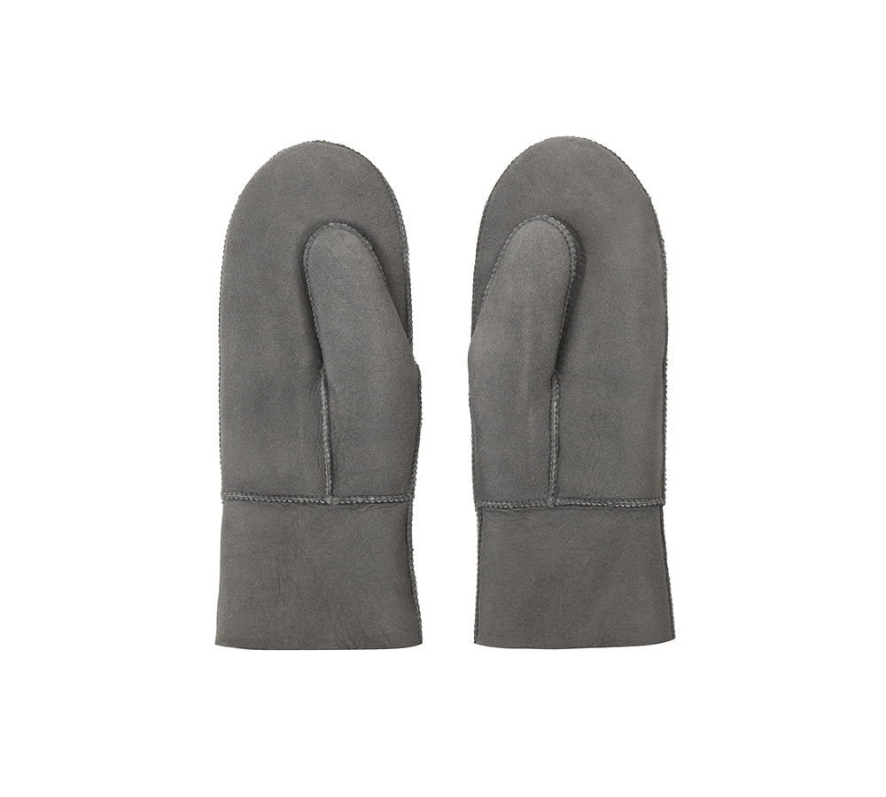 AUSTRALIAN SHEPHERD® Fluffy Sheepskin Wool Men Mittens