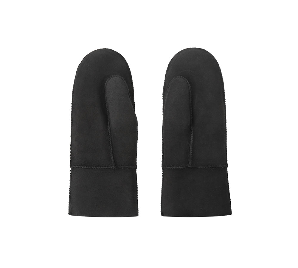 AUSTRALIAN SHEPHERD® Fluffy Sheepskin Wool Men Mittens