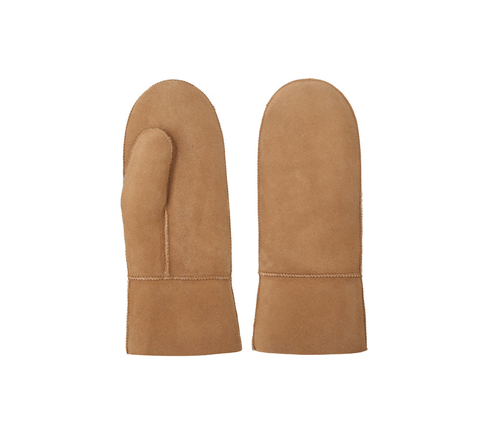 AUSTRALIAN SHEPHERD® Fluffy Sheepskin Wool Men Mittens