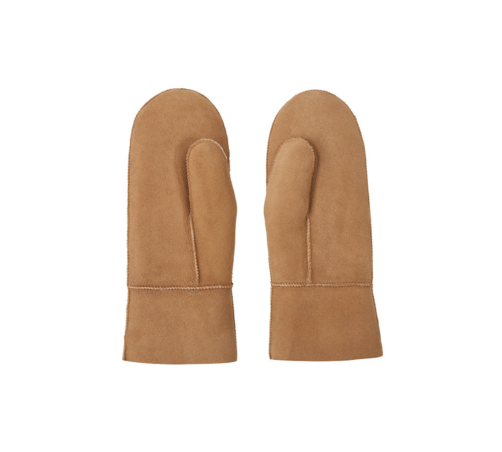 AUSTRALIAN SHEPHERD® Fluffy Sheepskin Wool Men Mittens