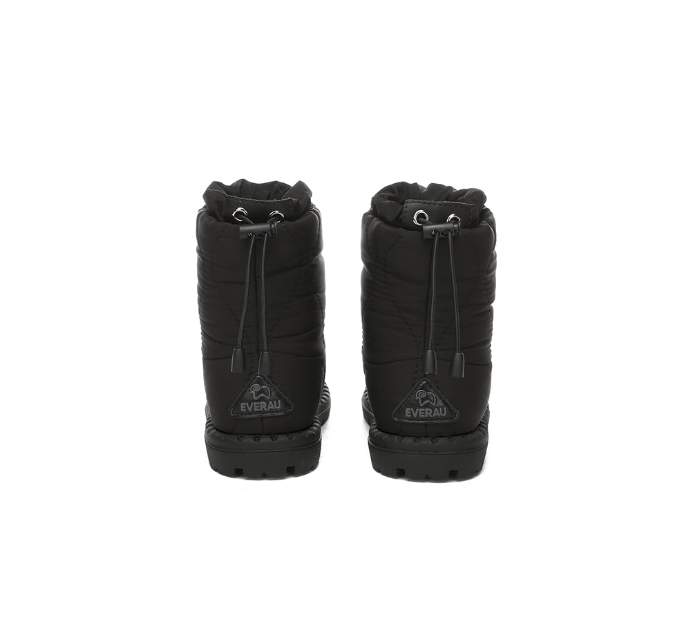 EVERAU® UGG Boots Kids Sheepskin Wool Waterproof Drawstring Sonita