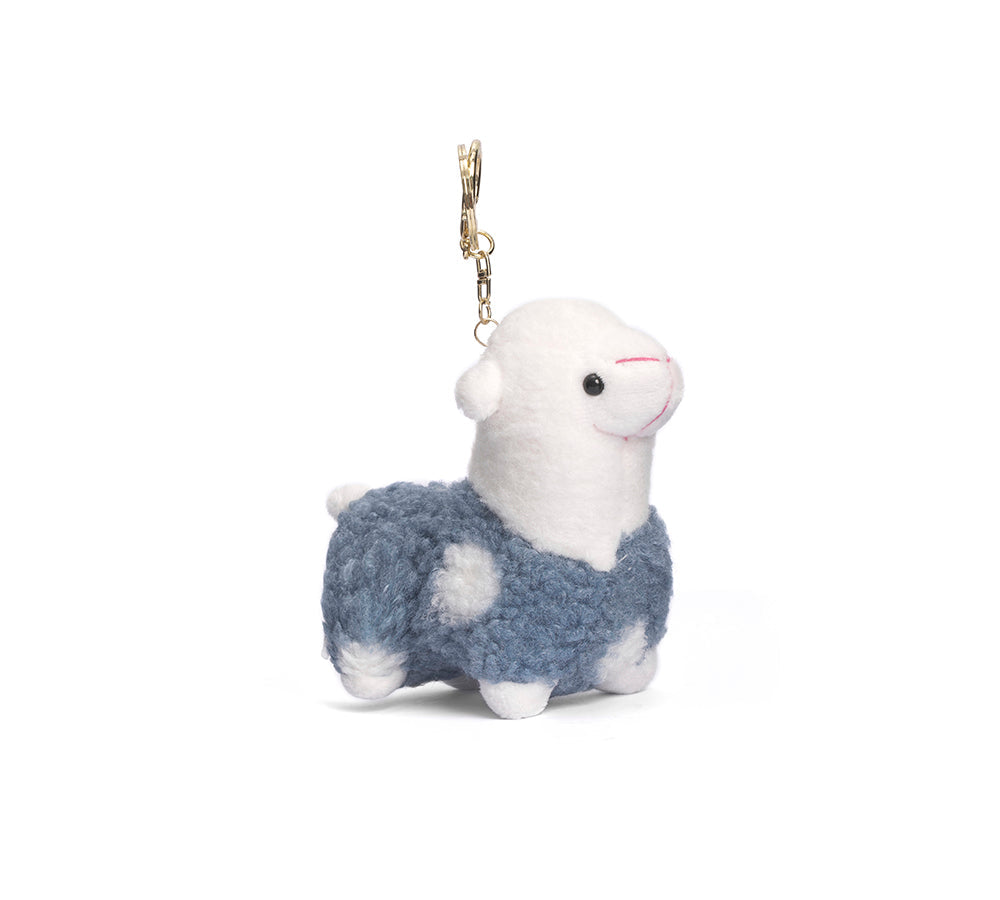 AUSTRALIAN SHEPHERD® Cute Plush Alpaca Keyring