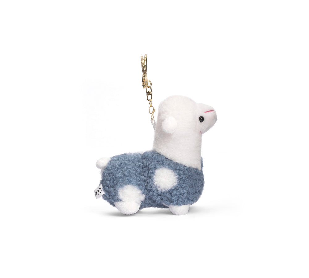 AUSTRALIAN SHEPHERD® Cute Plush Alpaca Keyring