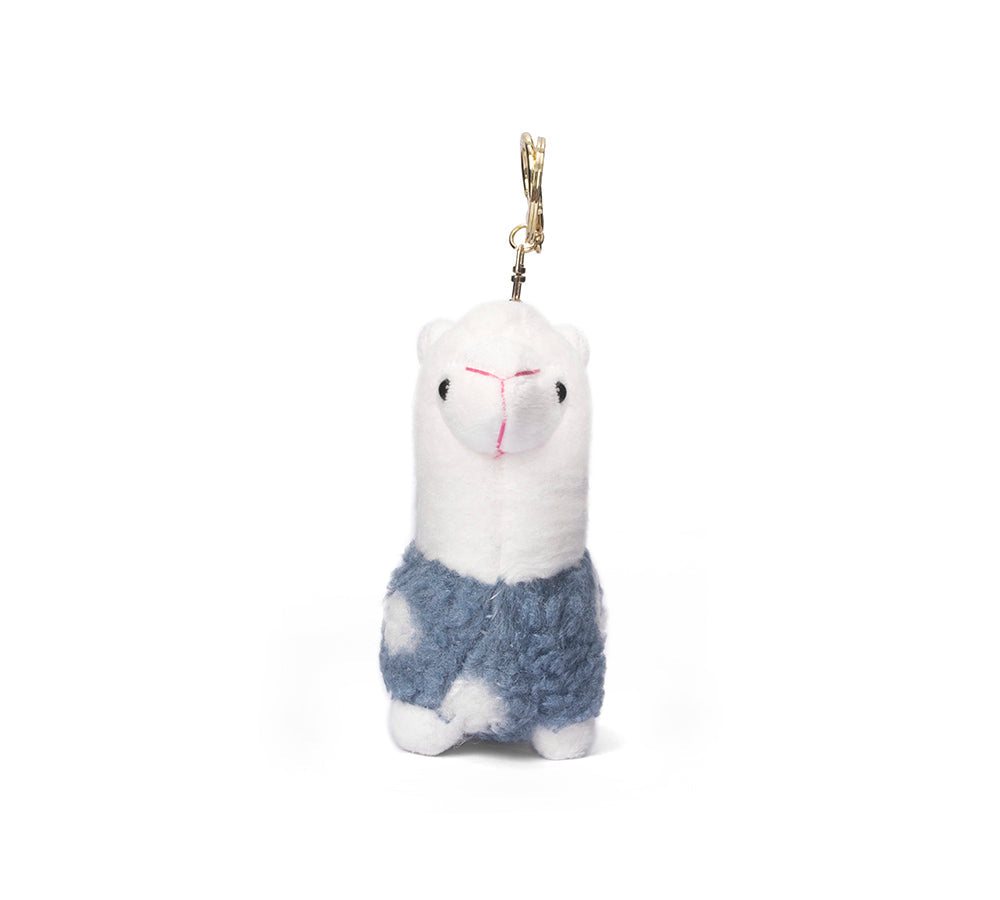 AUSTRALIAN SHEPHERD® Cute Plush Alpaca Keyring