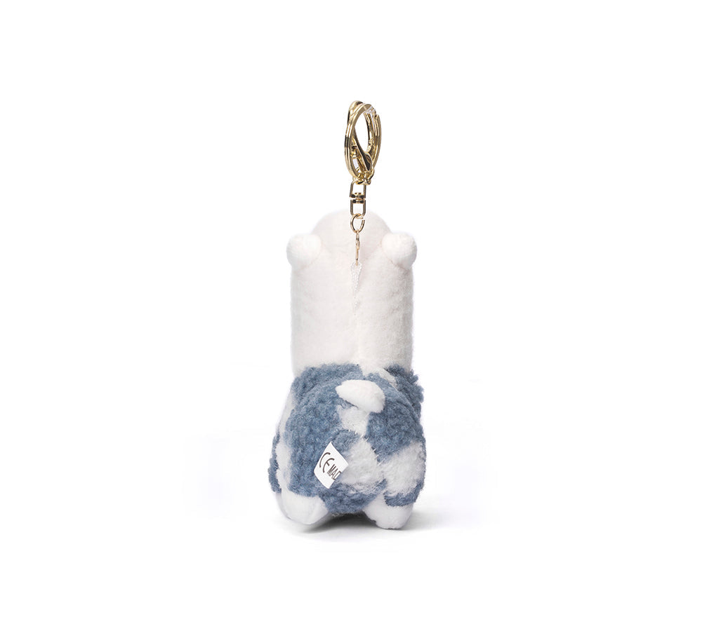 AUSTRALIAN SHEPHERD® Cute Plush Alpaca Keyring