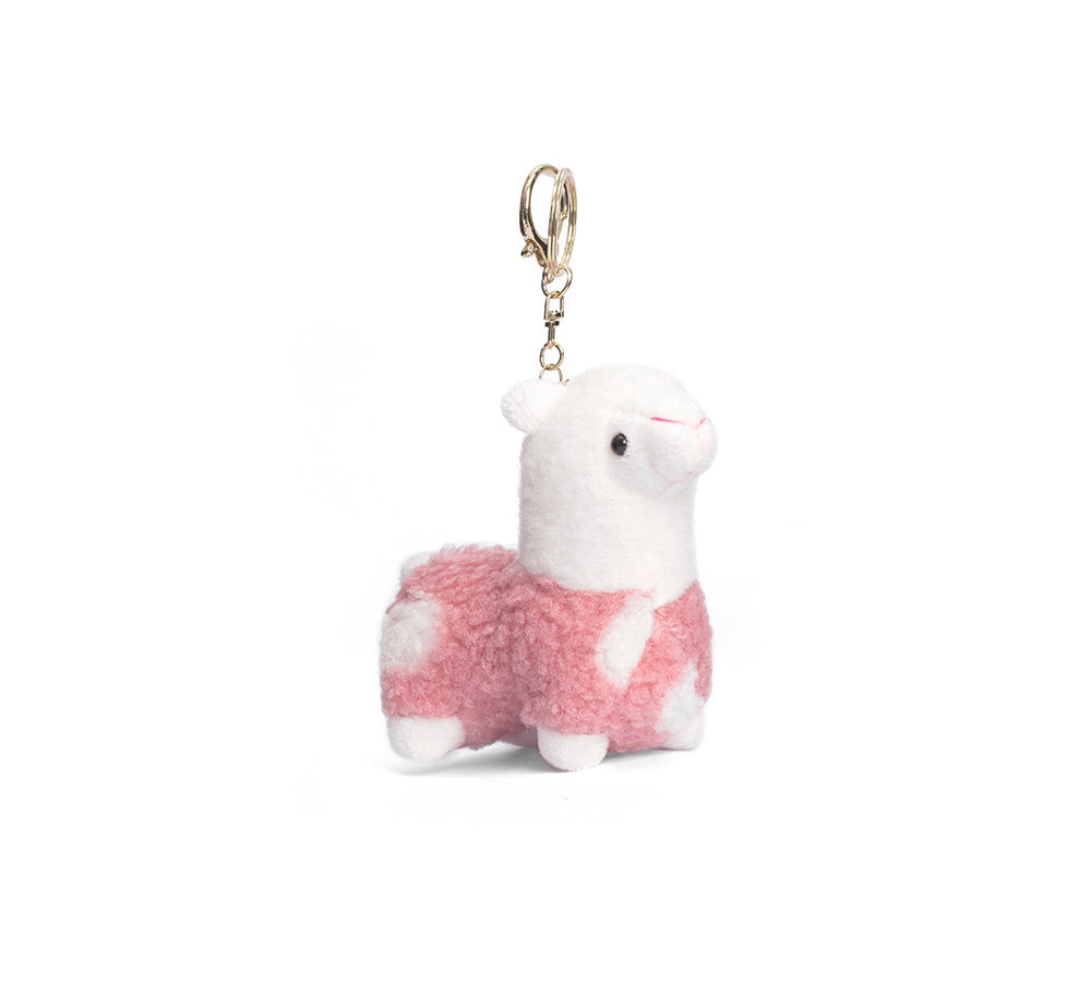 AUSTRALIAN SHEPHERD® Cute Plush Alpaca Keyring