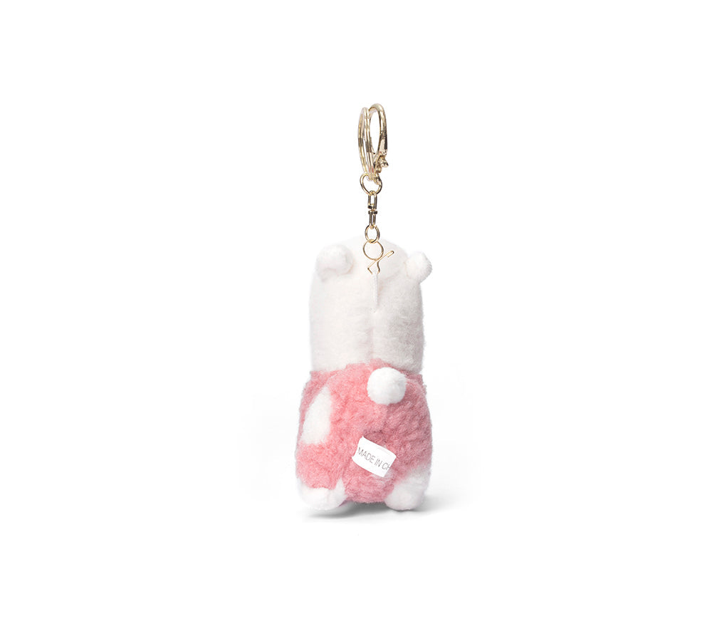 AUSTRALIAN SHEPHERD® Cute Plush Alpaca Keyring