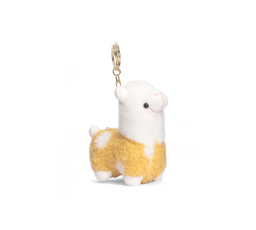 AUSTRALIAN SHEPHERD® Cute Plush Alpaca Keyring