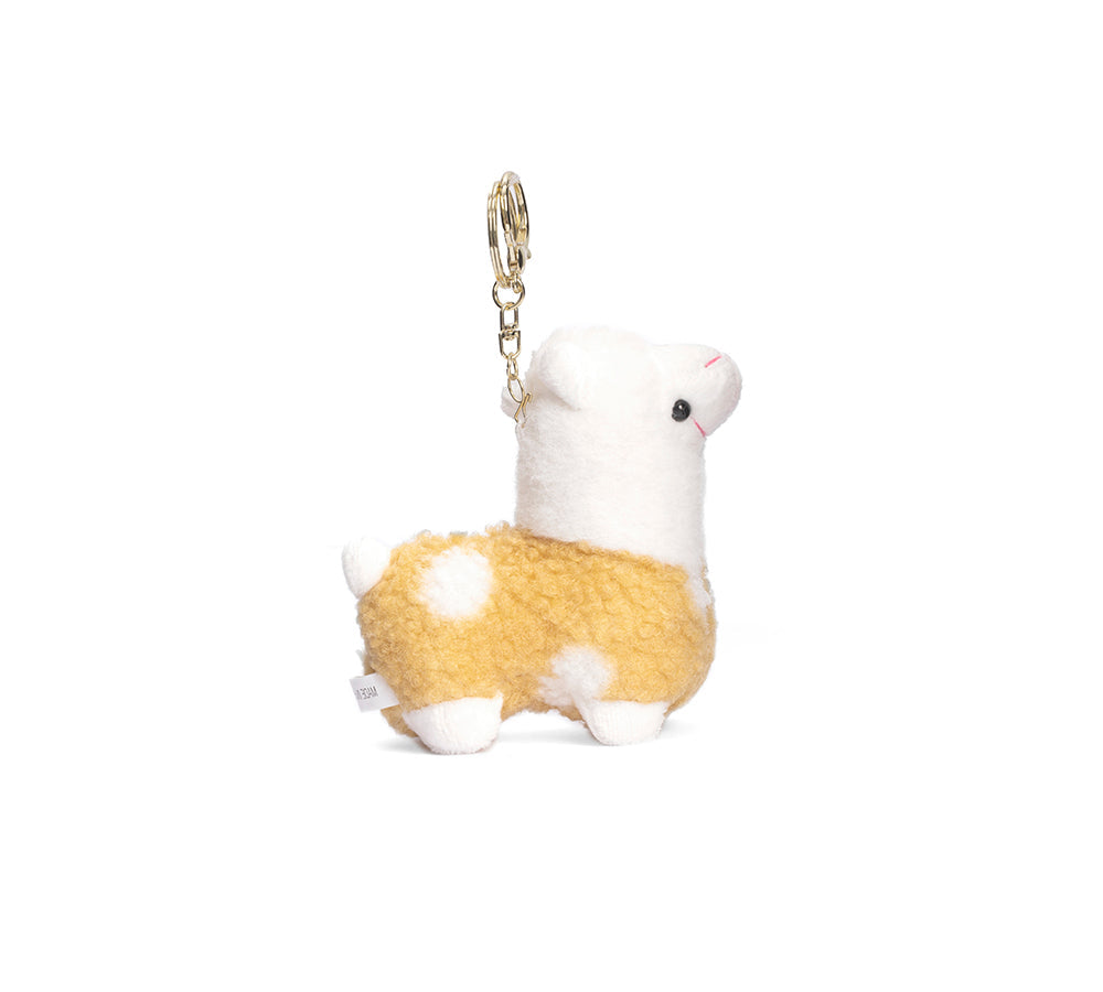 AUSTRALIAN SHEPHERD® Cute Plush Alpaca Keyring