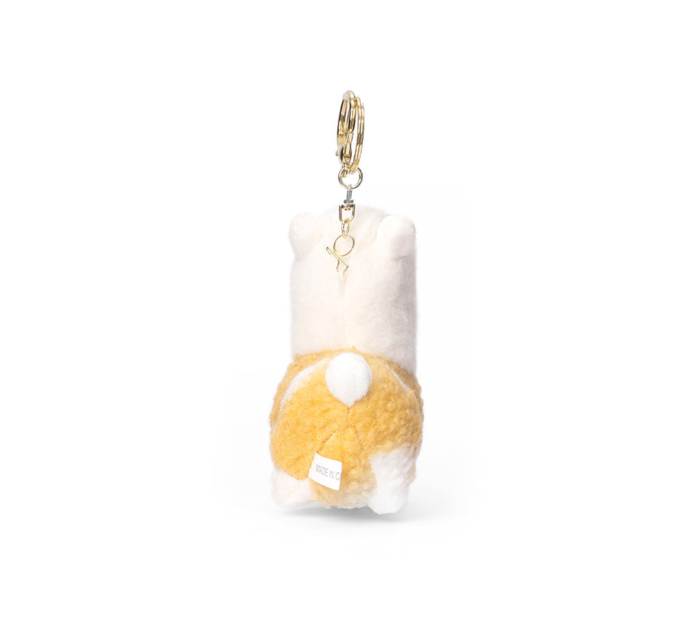 AUSTRALIAN SHEPHERD® Cute Plush Alpaca Keyring