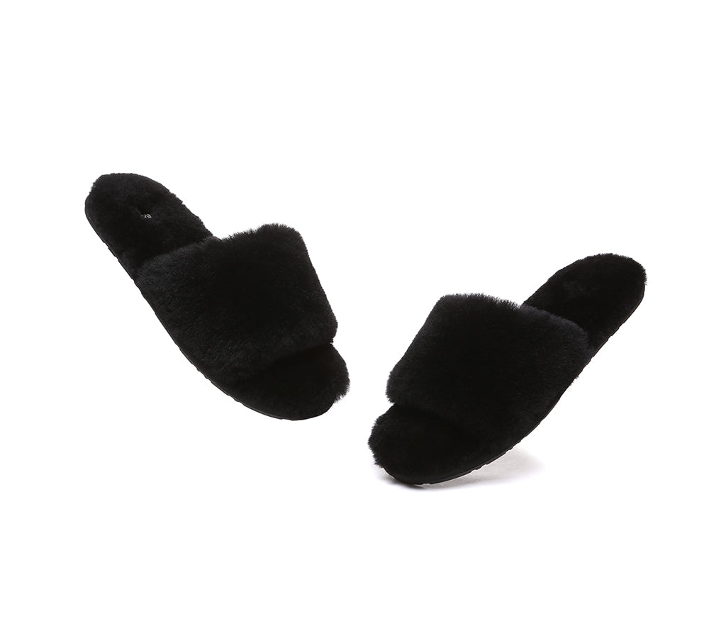 EVERAU® UGG Women Fluffy Slides Nala