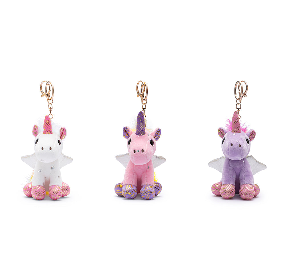 AUSTRALIAN SHEPHERD® Cute Plush Unicorn Keyring