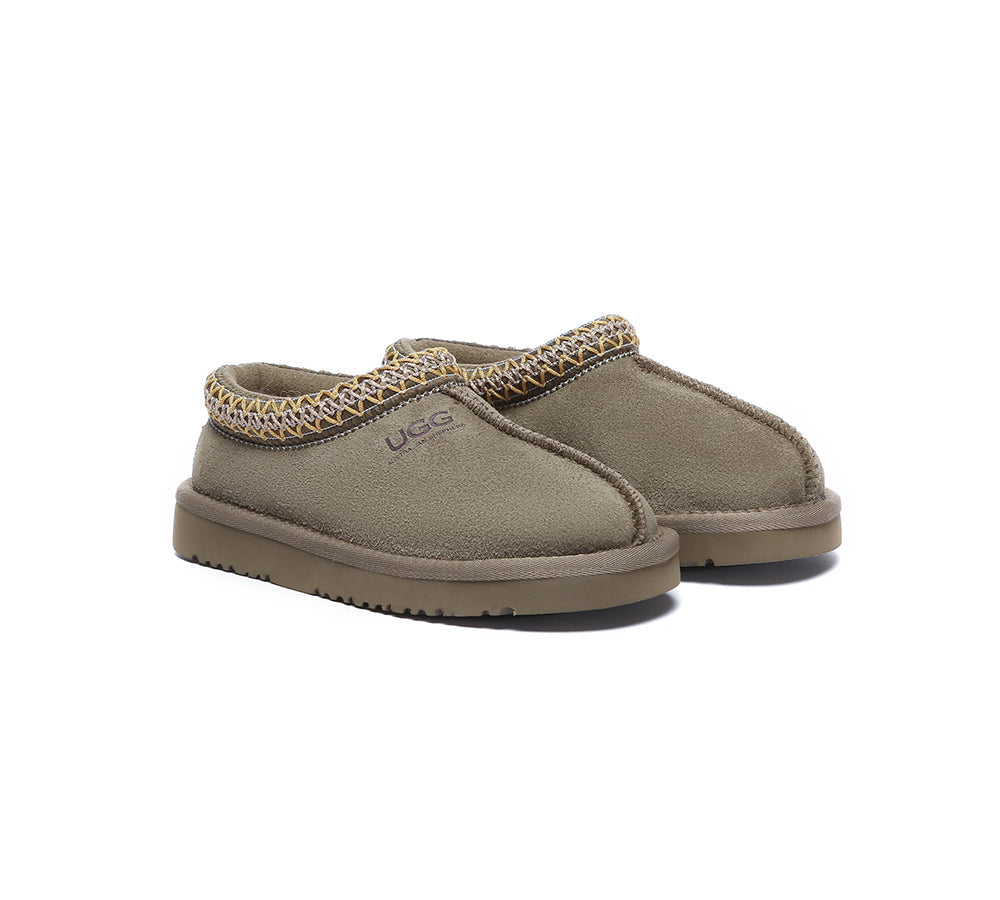 AUSTRALIAN SHEPHERD® UGG Slippers Kids Sheepskin Wool Ankle Tazzy Hippie