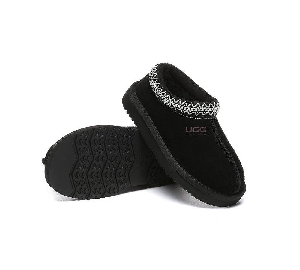 AUSTRALIAN SHEPHERD® UGG Slippers Kids Sheepskin Wool Ankle Tazzy Hippie