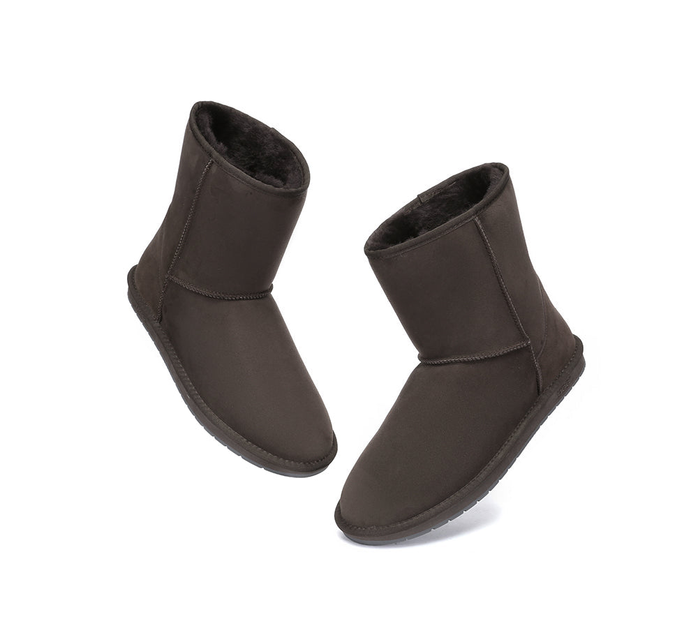 AUSTRALIAN SHEPHERD® UGG Boots Men Double Faced Sheepskin Wool Large Size Short Classic