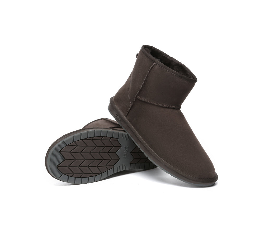 AUSTRALIAN SHEPHERD® UGG Boots Men Sheepskin Wool Large Size Mini Classic