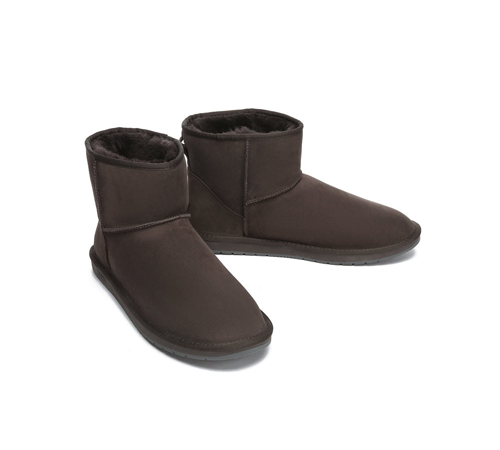 AUSTRALIAN SHEPHERD® UGG Boots Men Sheepskin Wool Large Size Mini Classic
