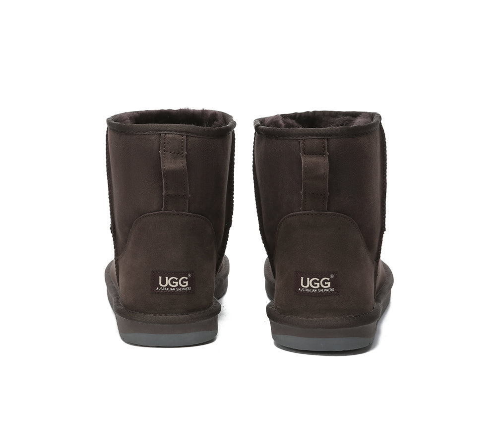 AUSTRALIAN SHEPHERD® UGG Boots Men Sheepskin Wool Large Size Mini Classic