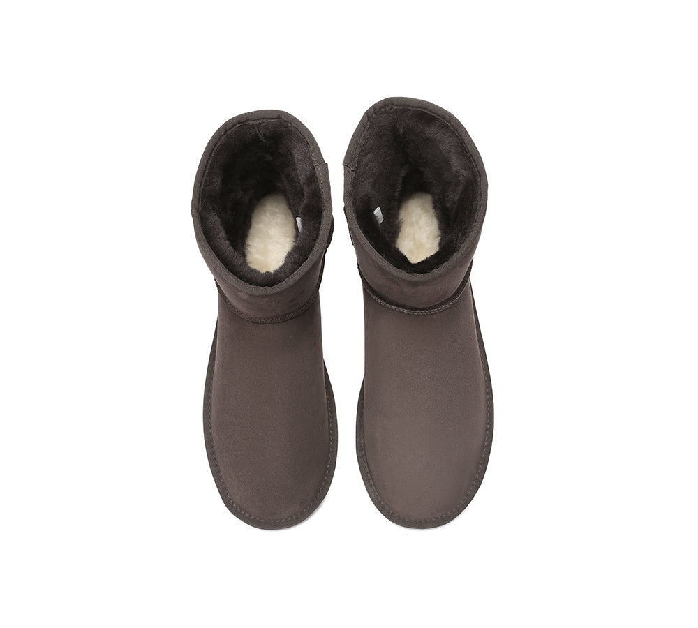 AUSTRALIAN SHEPHERD® UGG Boots Men Sheepskin Wool Large Size Mini Classic