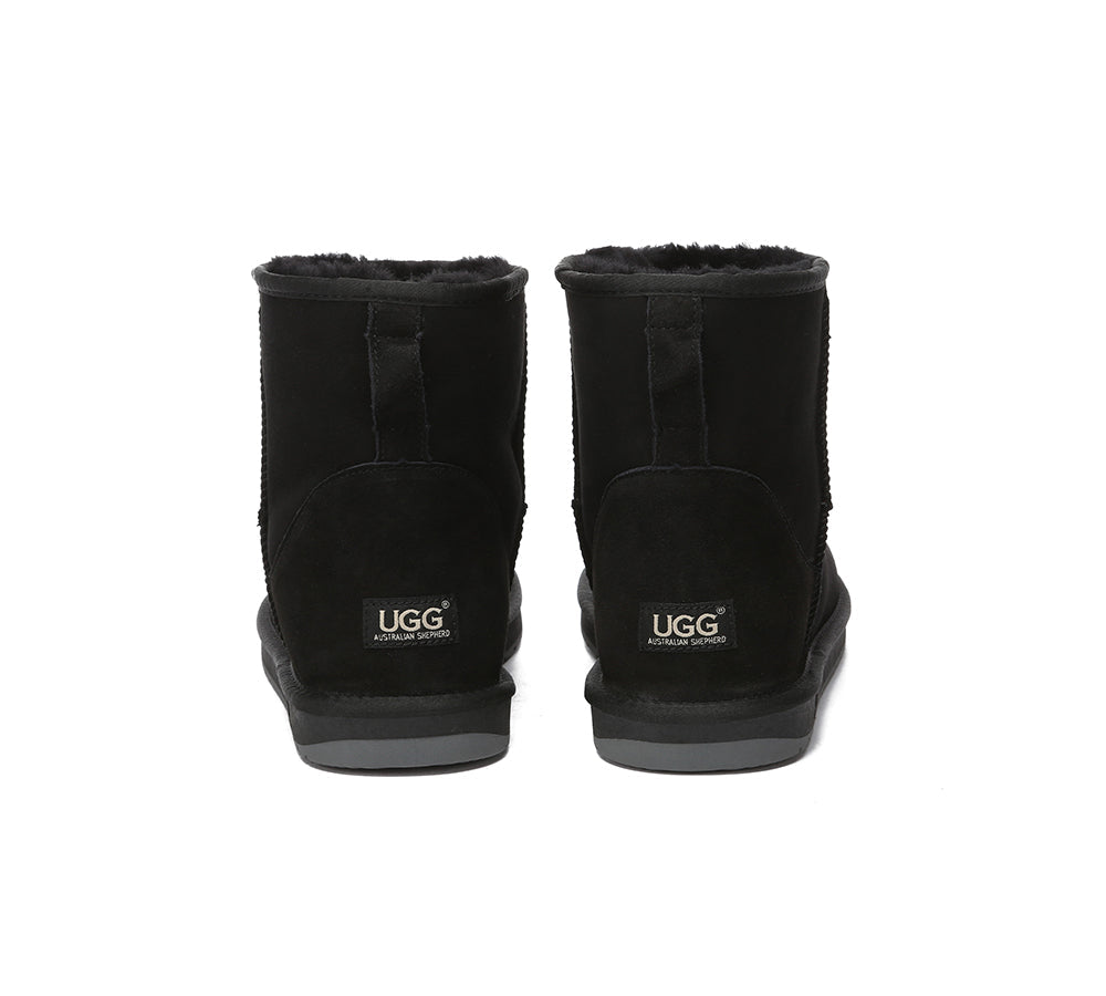 AUSTRALIAN SHEPHERD® UGG Boots Men Sheepskin Wool Large Size Mini Classic
