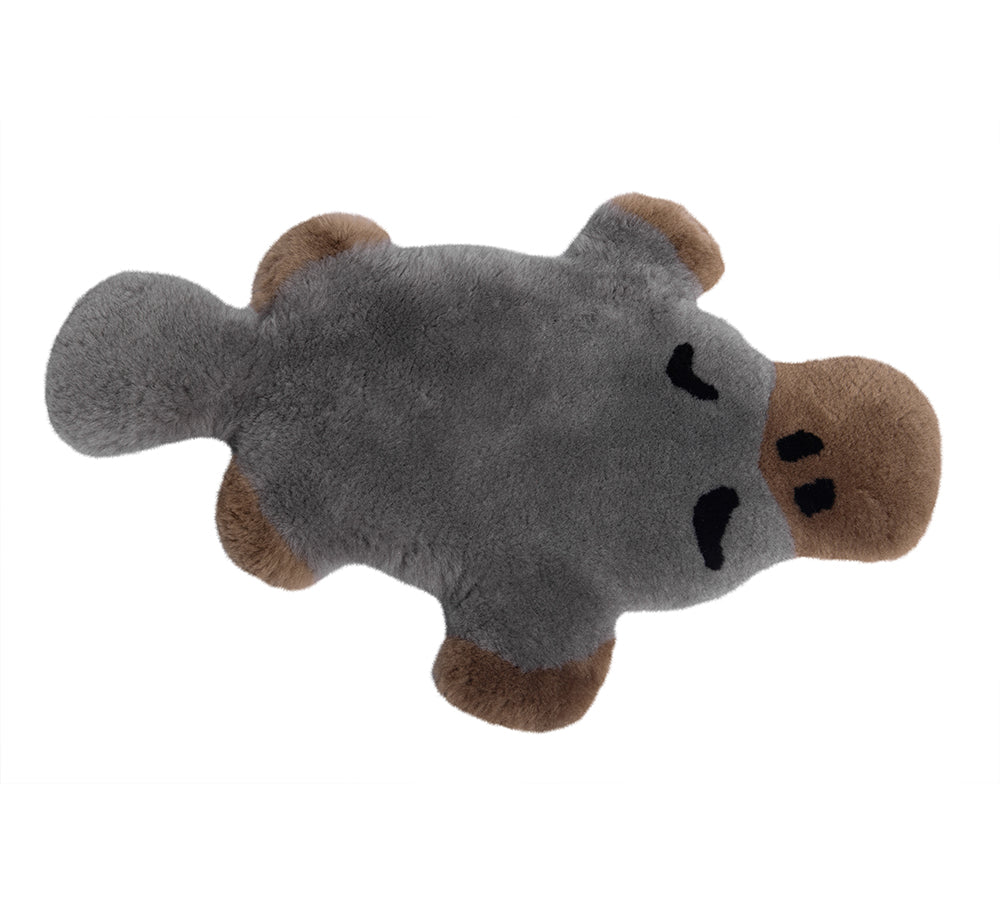 Genuine Australian Sheepskin Wool Decoration Platypus Rug