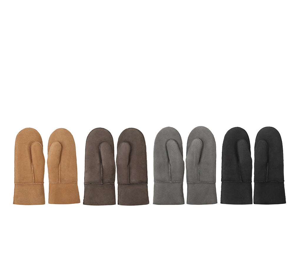 AUSTRALIAN SHEPHERD® Fluffy Sheepskin Wool Mittens
