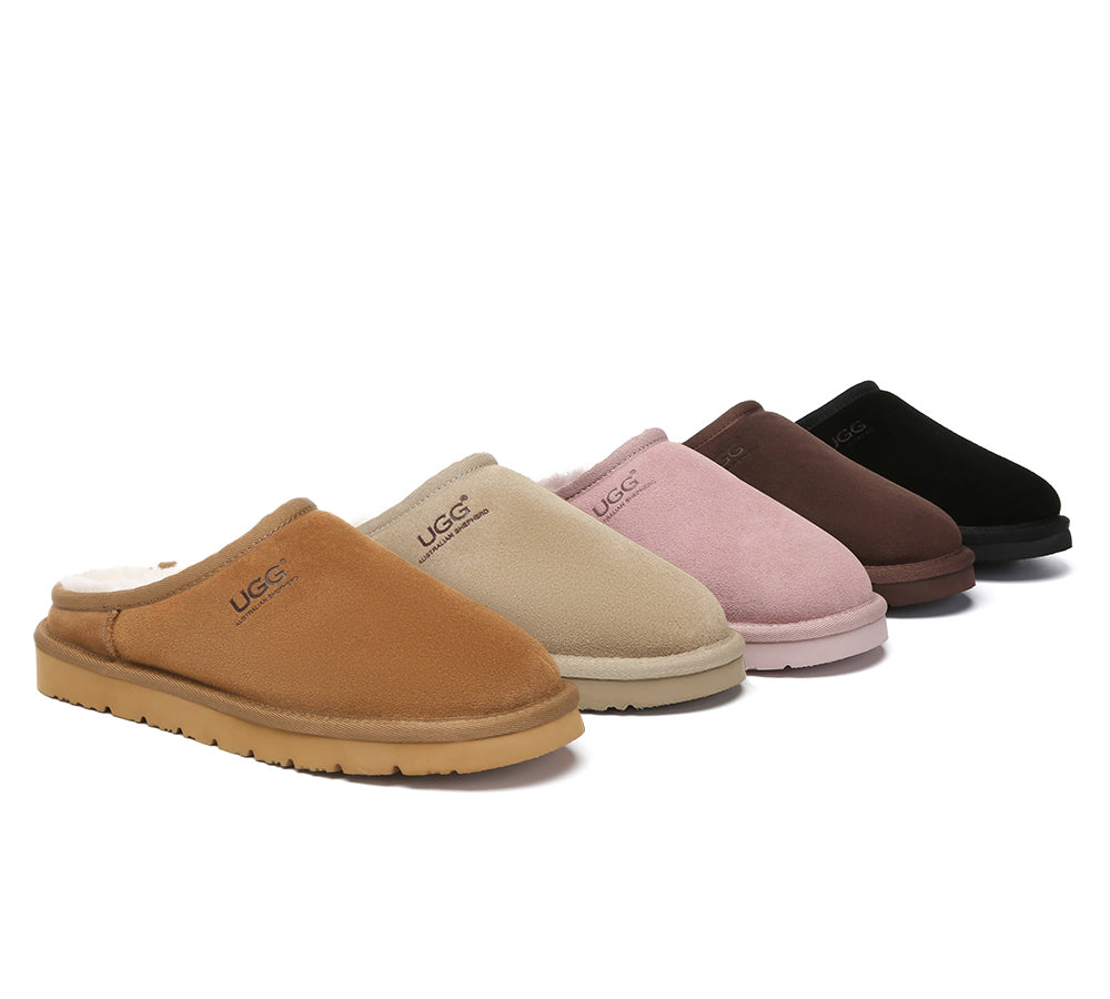 Australian Shepherd® UGG Slippers Sheepskin Wool Minimalist Classic Nano