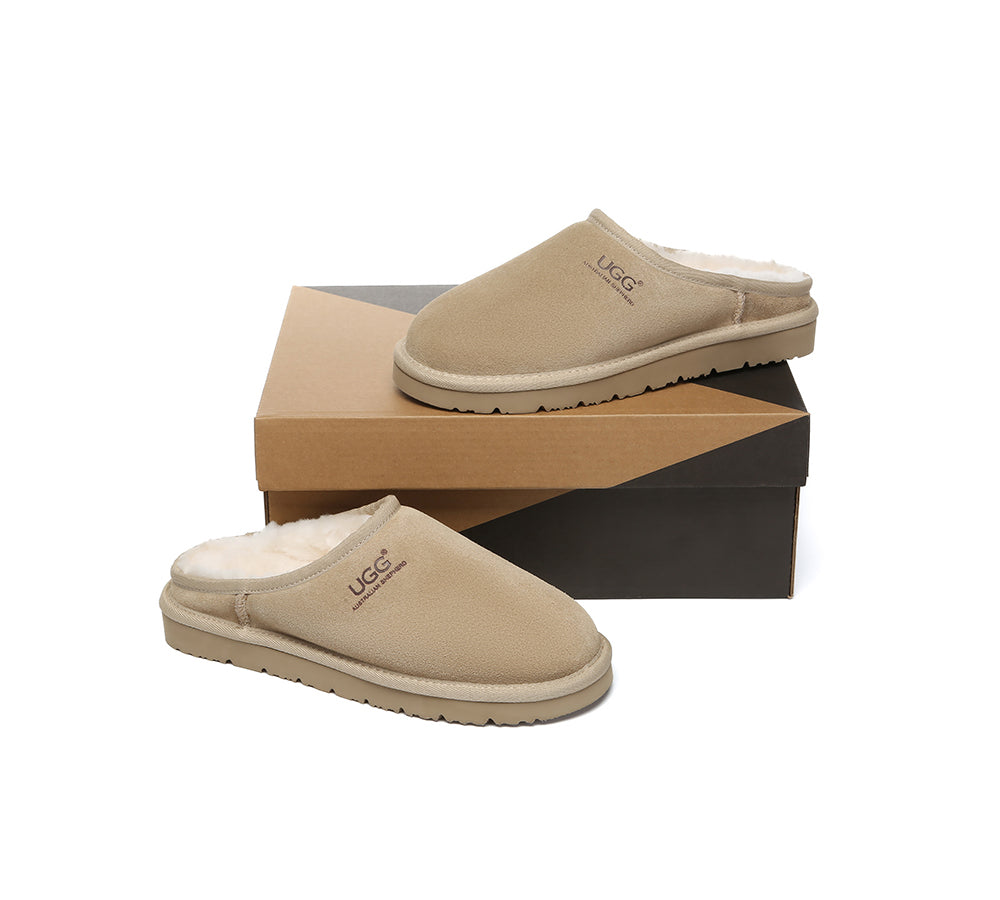 Australian Shepherd® UGG Slippers Sheepskin Wool Minimalist Classic Nano